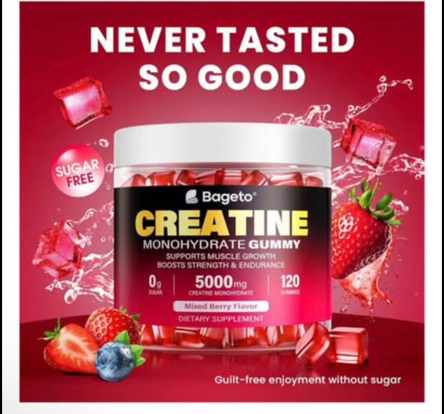 Creatine Monohydrate Gummies 5000mg (120 count) - photo 3