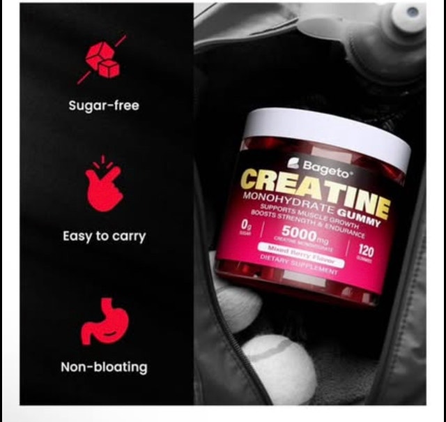 Creatine Monohydrate Gummies 5000mg (120 count) - photo 4