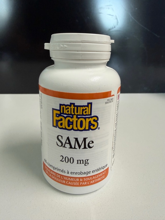 Natural Factors SAMe 200 mg - 60 Enteric Coated Tablets - photo 3