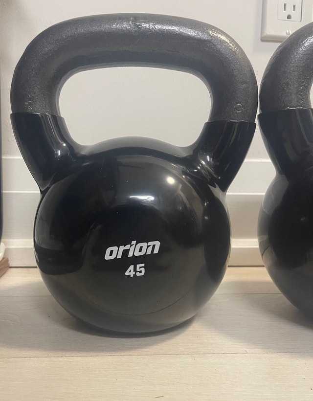 Kettlebell Vinyl covered 45lbs, 50lbs, 60lbs & 70lbs