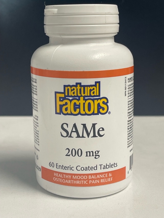 Natural Factors - SAMe 200mg, 60 Tablets