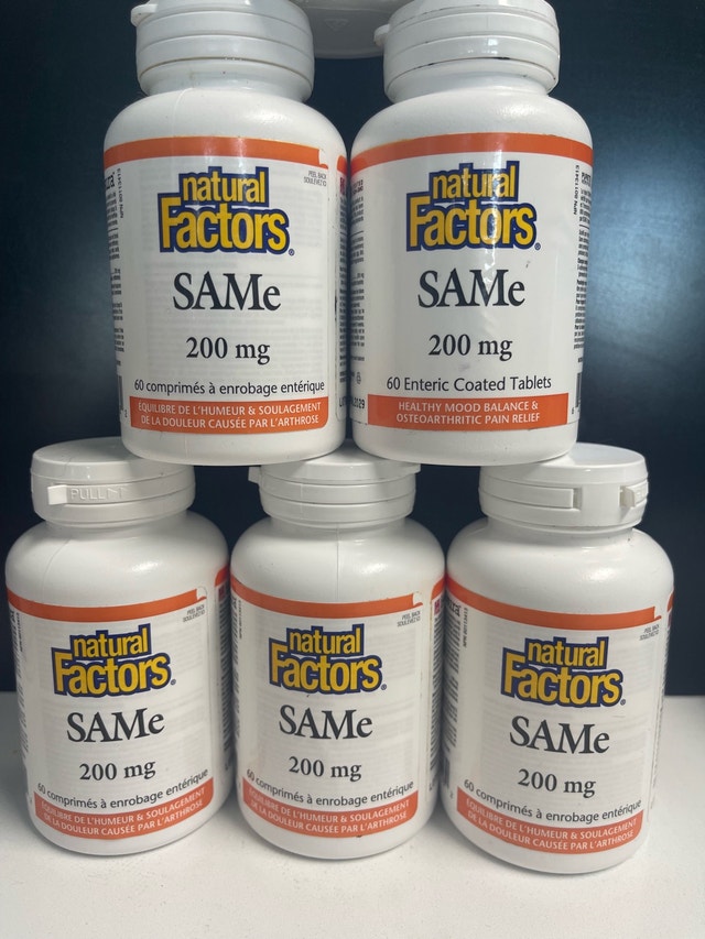 Natural Factors - SAMe 200mg, 60 Tablets - photo 3
