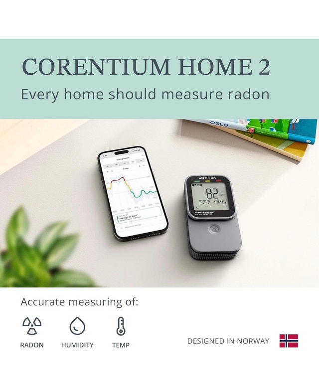 Airthings Corentium Home 2 Radon Detector - photo 2