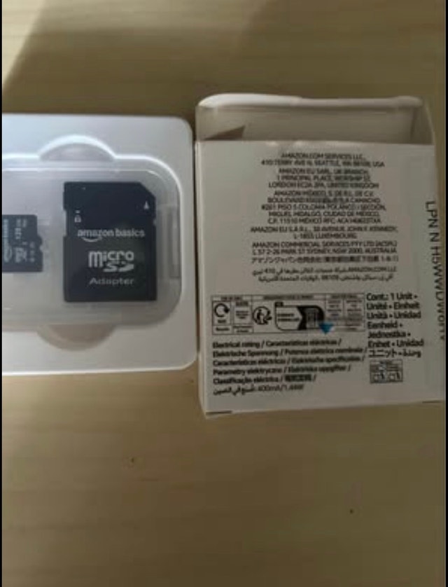 Amazon Basics 128GB MicroSDXC Memory Card with Adapter