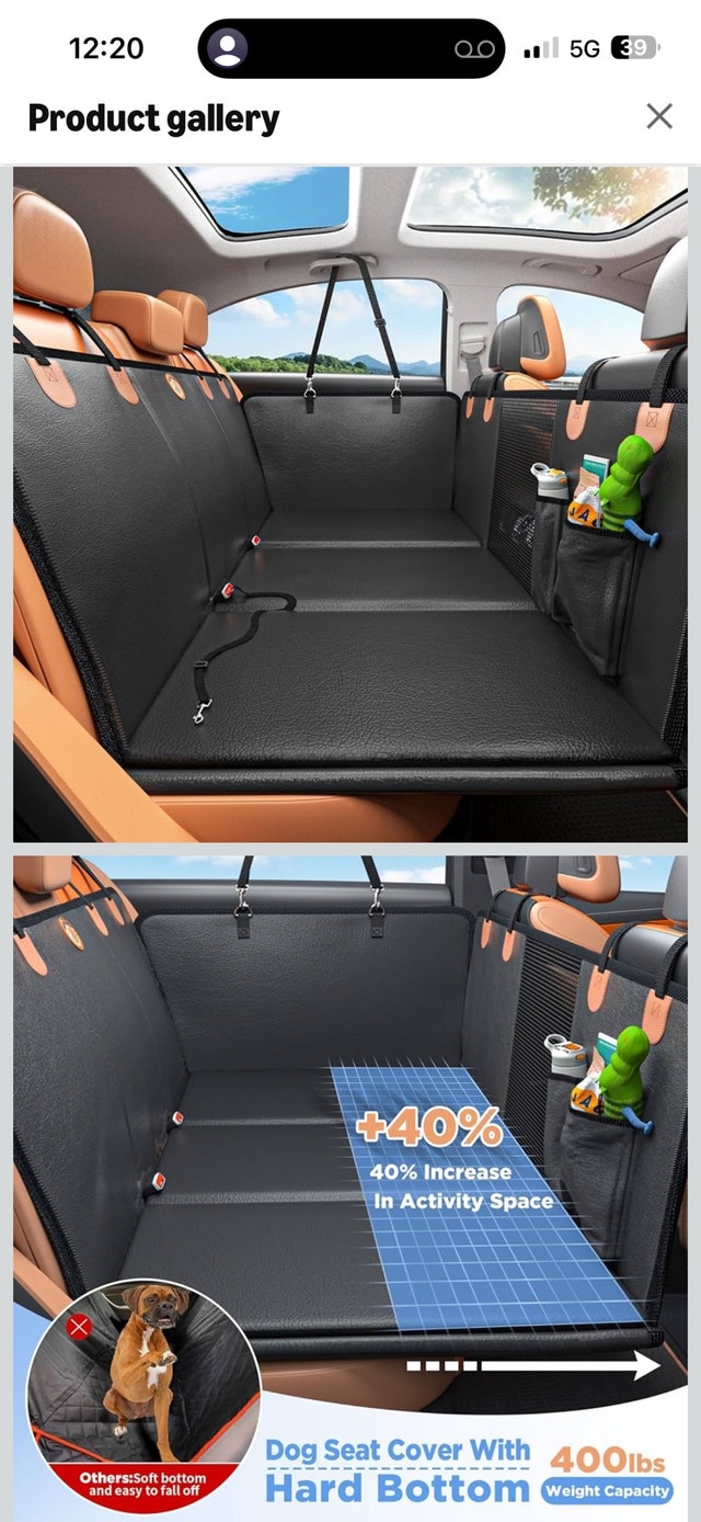 PETSFIT Dog Car Seat Extender