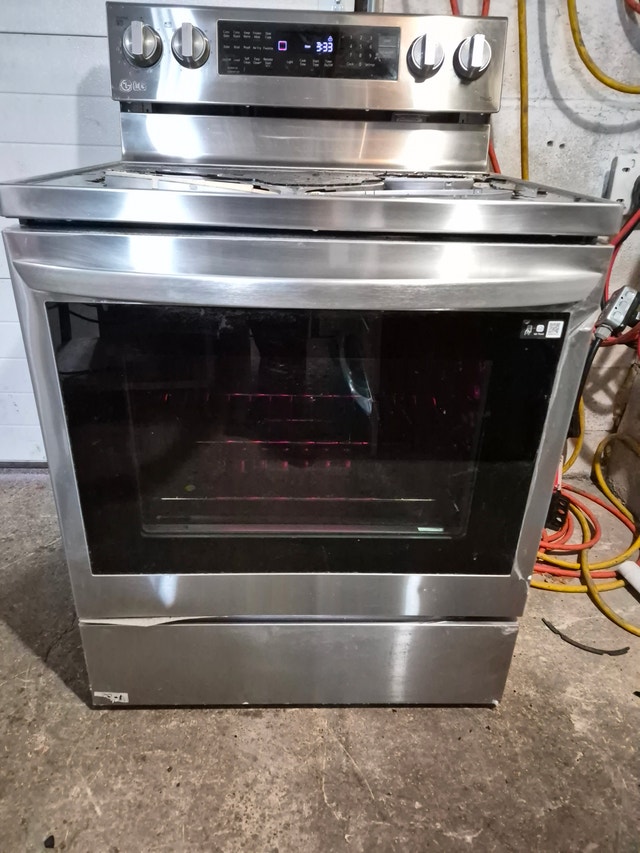 NEW OVEN with cracked glass - everything working - photo 2