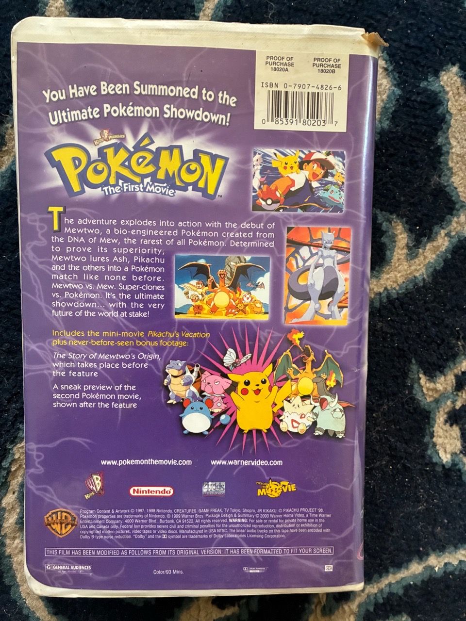 Pokémon The first movie (Mewtwo vs Mew) - photo 3