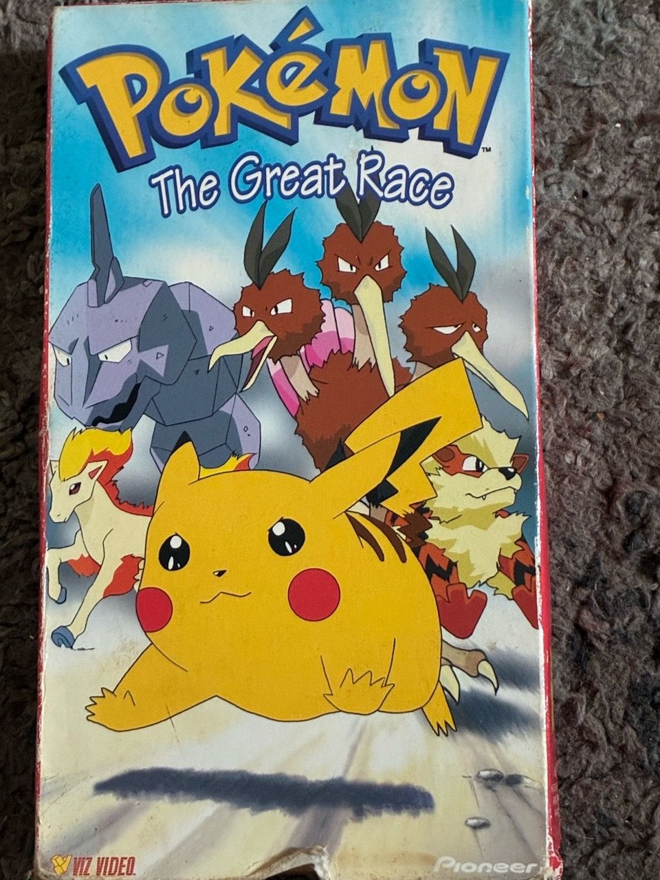 Pokémon The Great Race VHS Tape