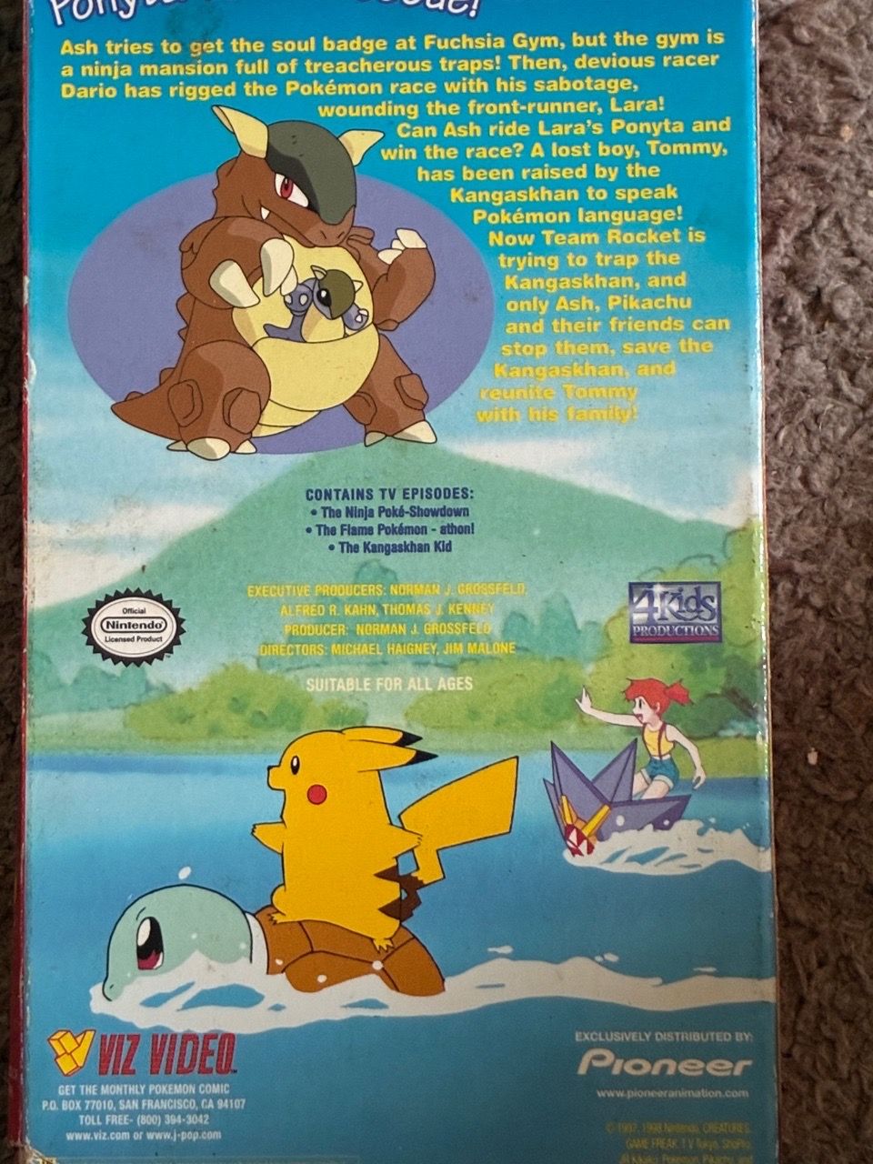 Pokémon The Great Race VHS Tape - photo 4
