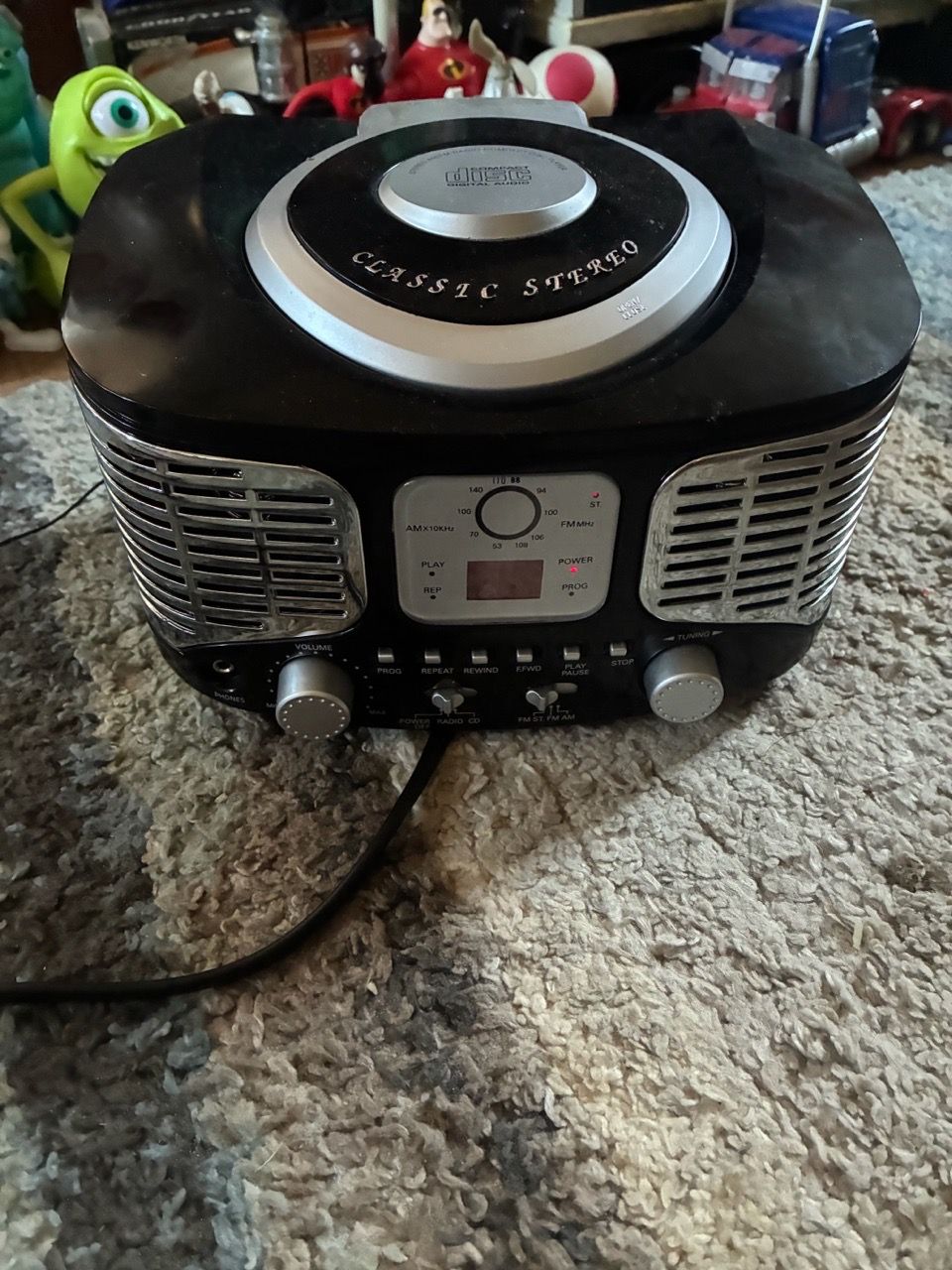 Retro CD AM/FM radio system