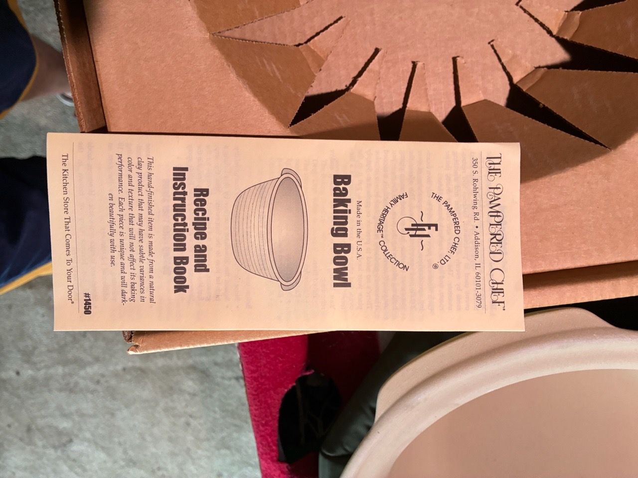 Pampered Chef Stoneware Baking Bowl - photo 5