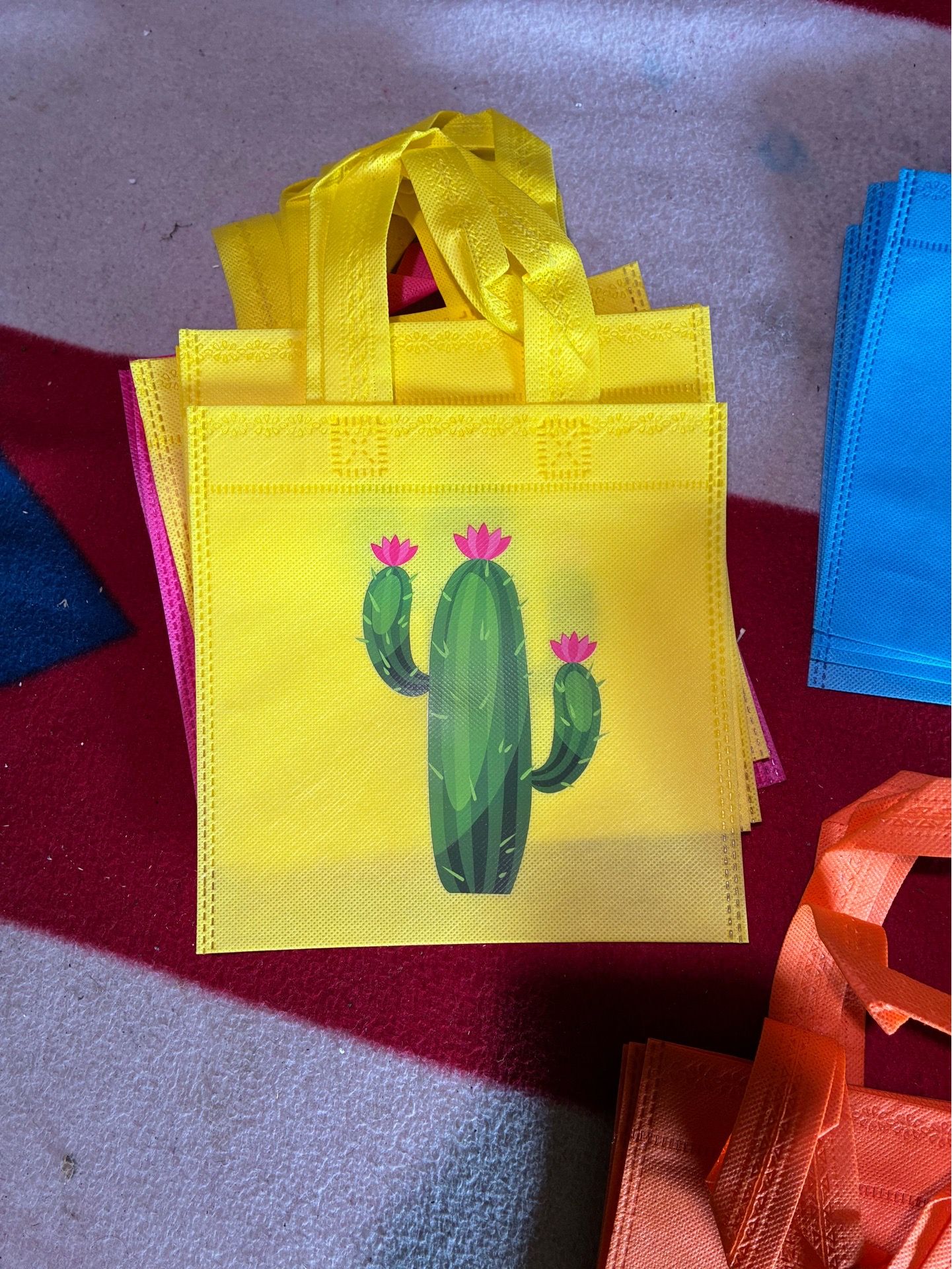 Fiesta non-woven party favor bags