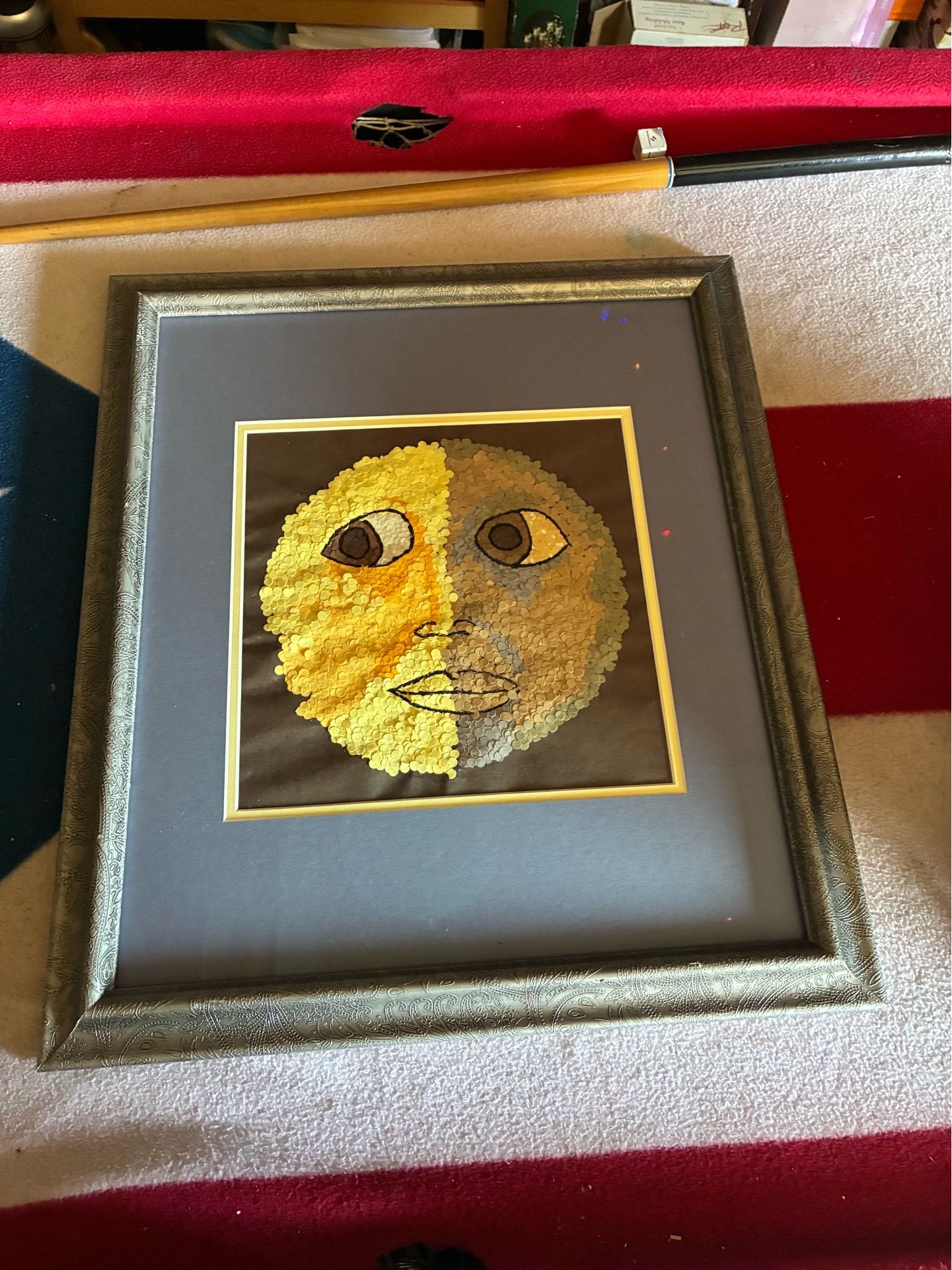 Framed hanging print