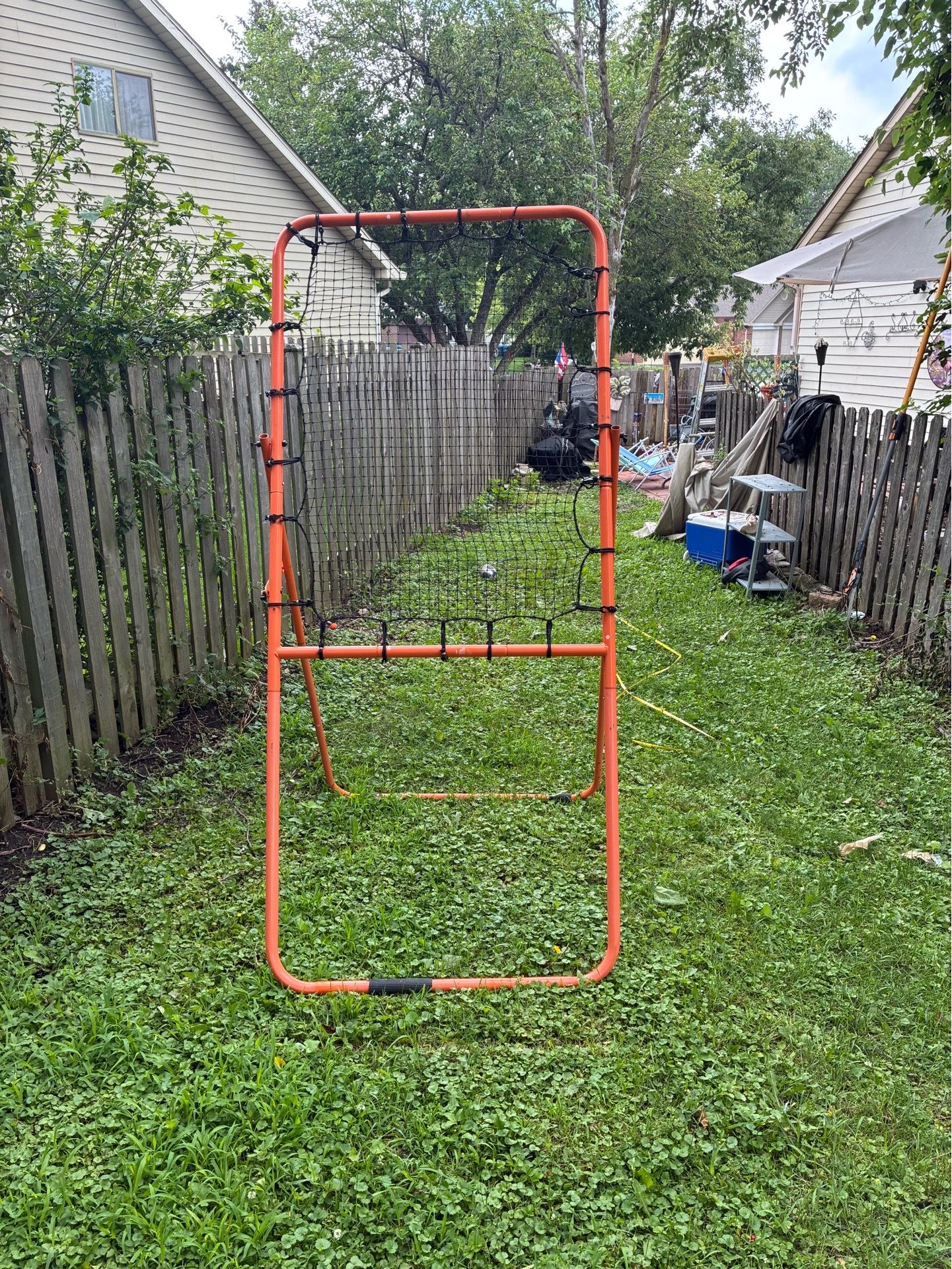 Orange sports rebounder
