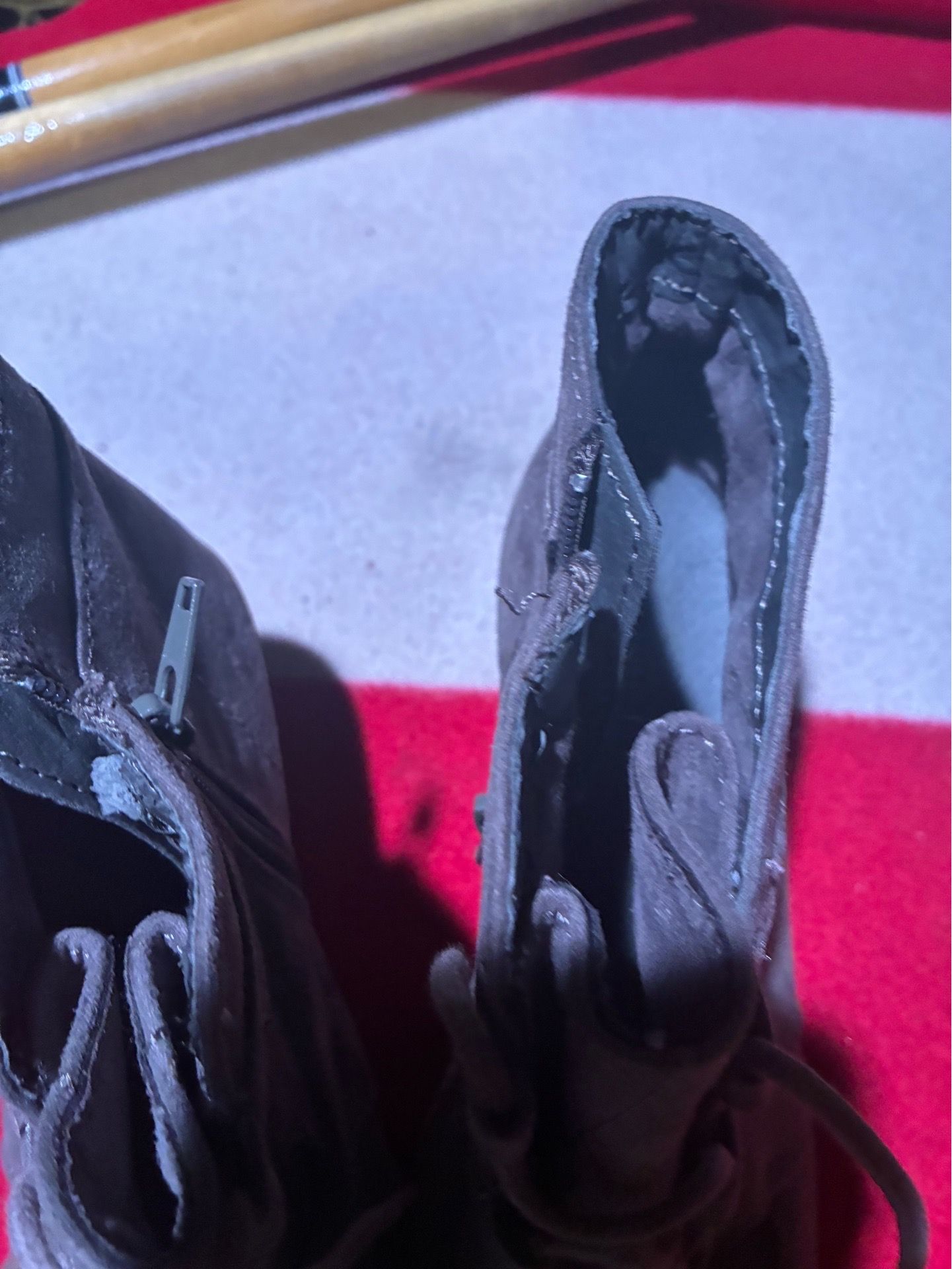 Maurice’s Gray Suede Woman Ankle Boots - photo 5