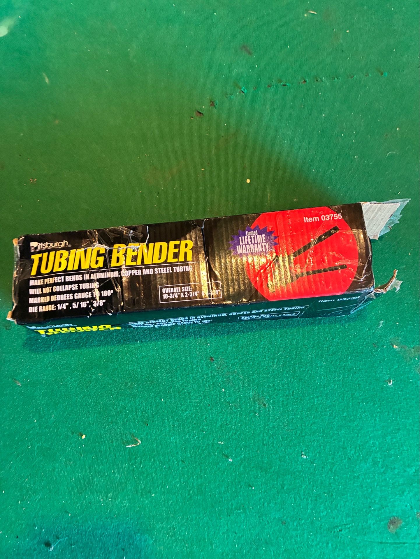 Pittsburgh tools tubing bender