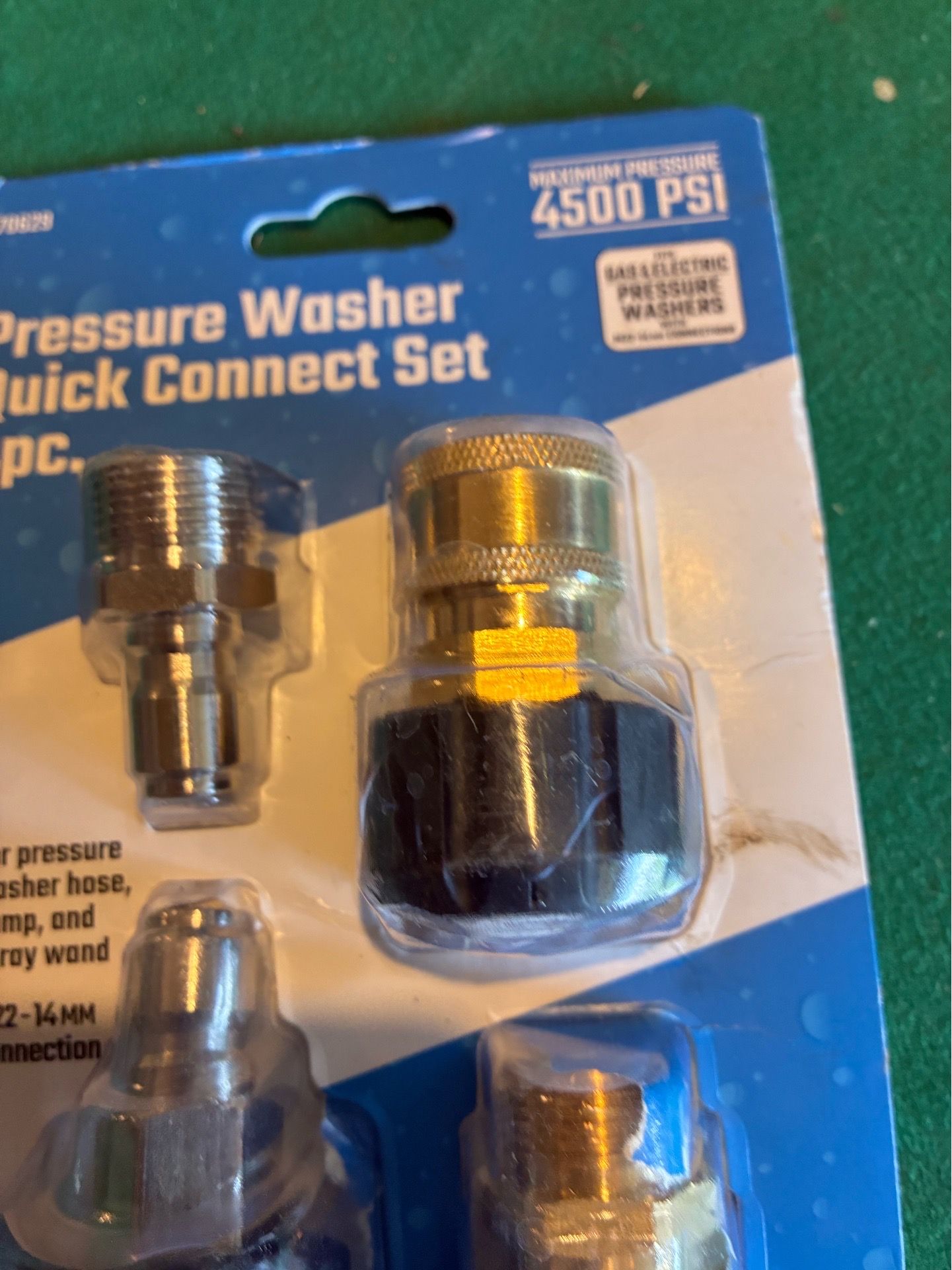 4 piece pressure washer connect set - photo 2