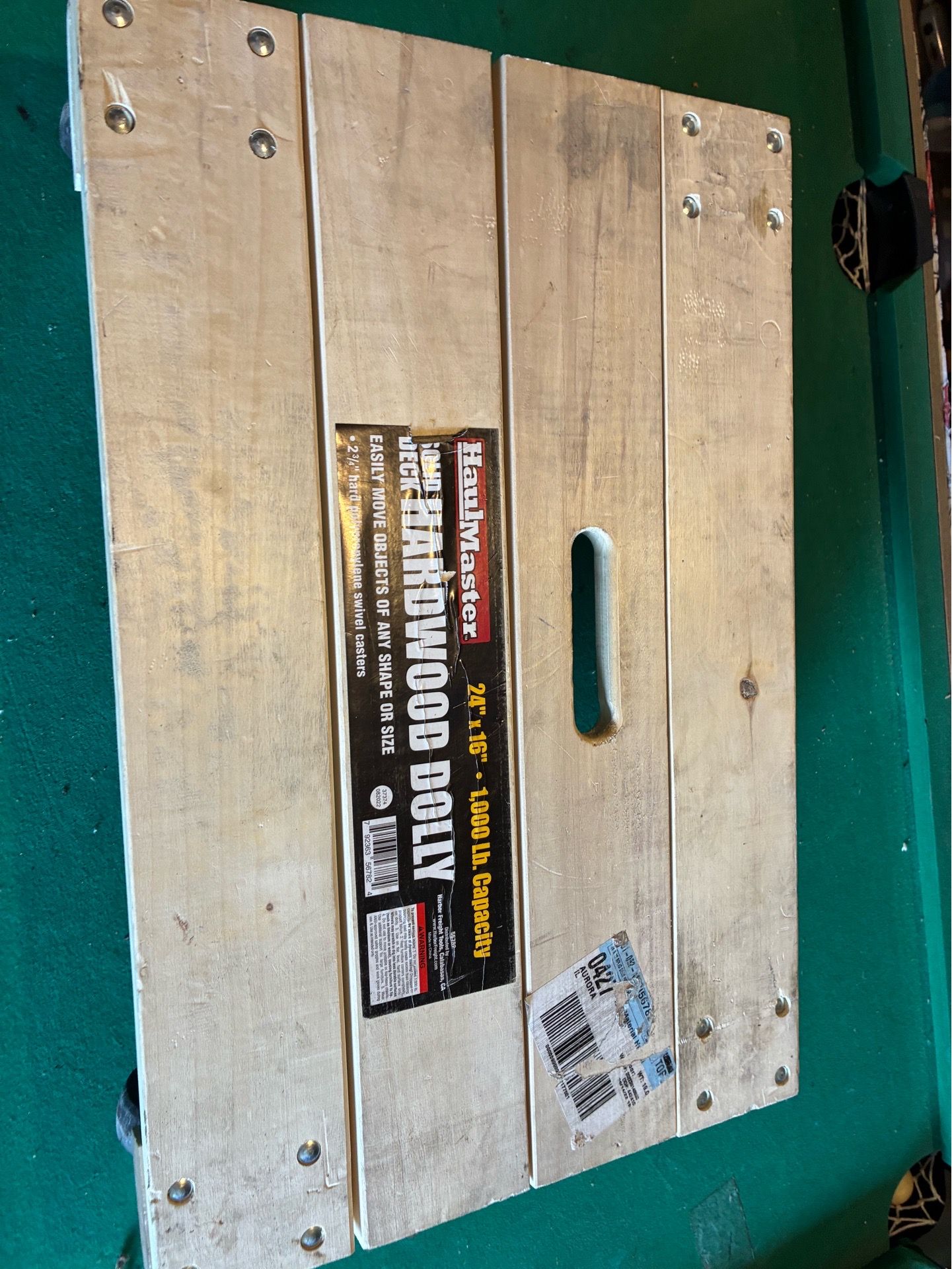 Hardwood dolly