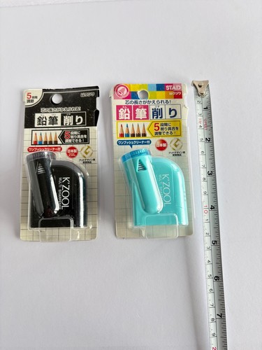 NEW Kutsuwa K'ZOOL Pencil Sharpener Set of 2 RS018 Japan - photo 4