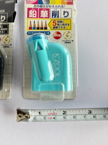 NEW Kutsuwa K'ZOOL Pencil Sharpener Set of 2 RS018 Japan - photo 5