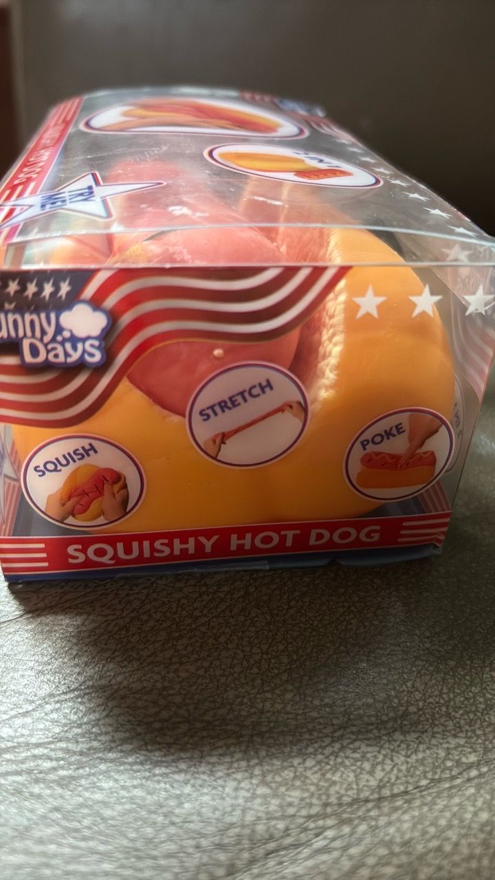 Sunny Days Squishy Hot Dog Toy Still Available - photo 2
