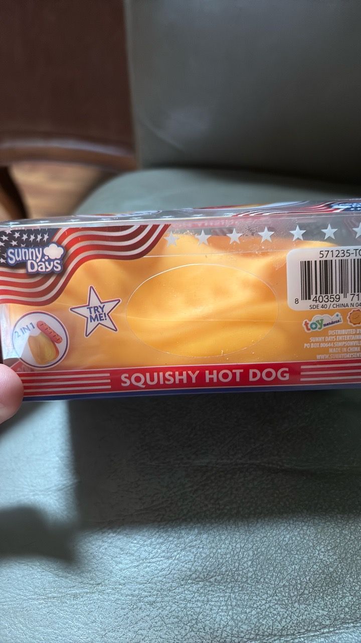 Sunny Days Squishy Hot Dog Toy Still Available - photo 3