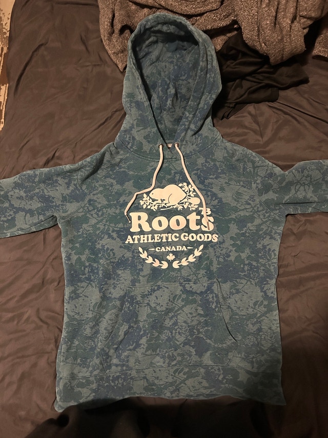 Roots Athletic Goods Blue Hoodie