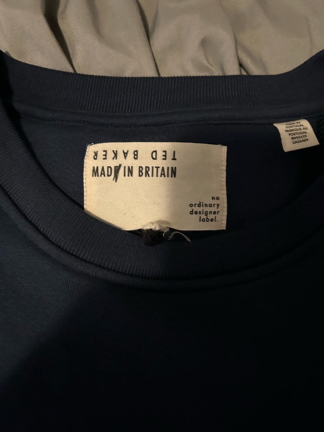 Ted Baker London Made in Britain Navy Crewneck - photo 3