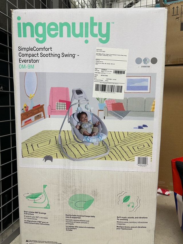 Ingenuity SimpleComfort Compact Soothing Swing