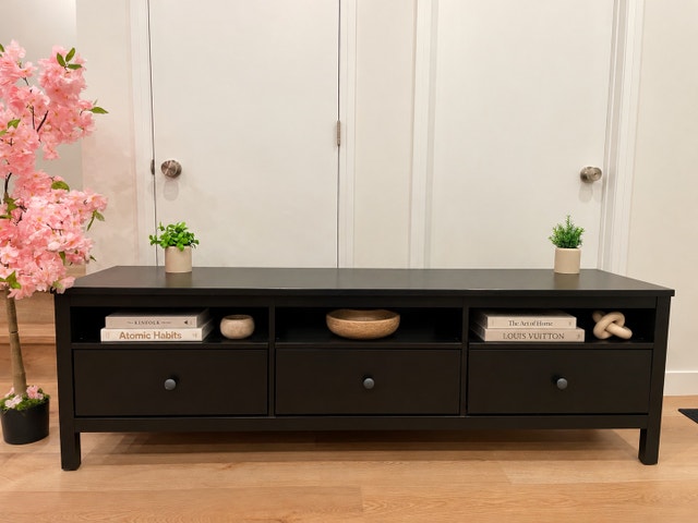 Modern Espresso TV Stand / Entertainment Unit