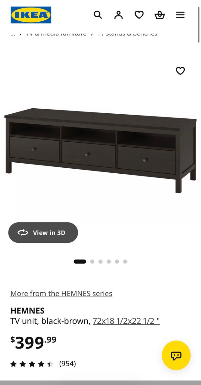 Modern Espresso TV Stand / Entertainment Unit - photo 3