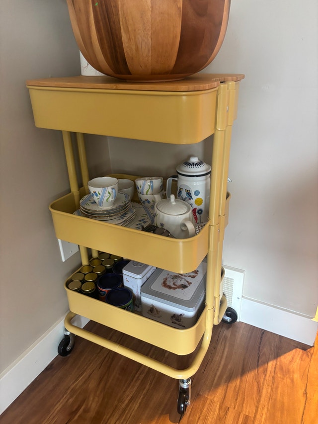Rolling Metal Cart