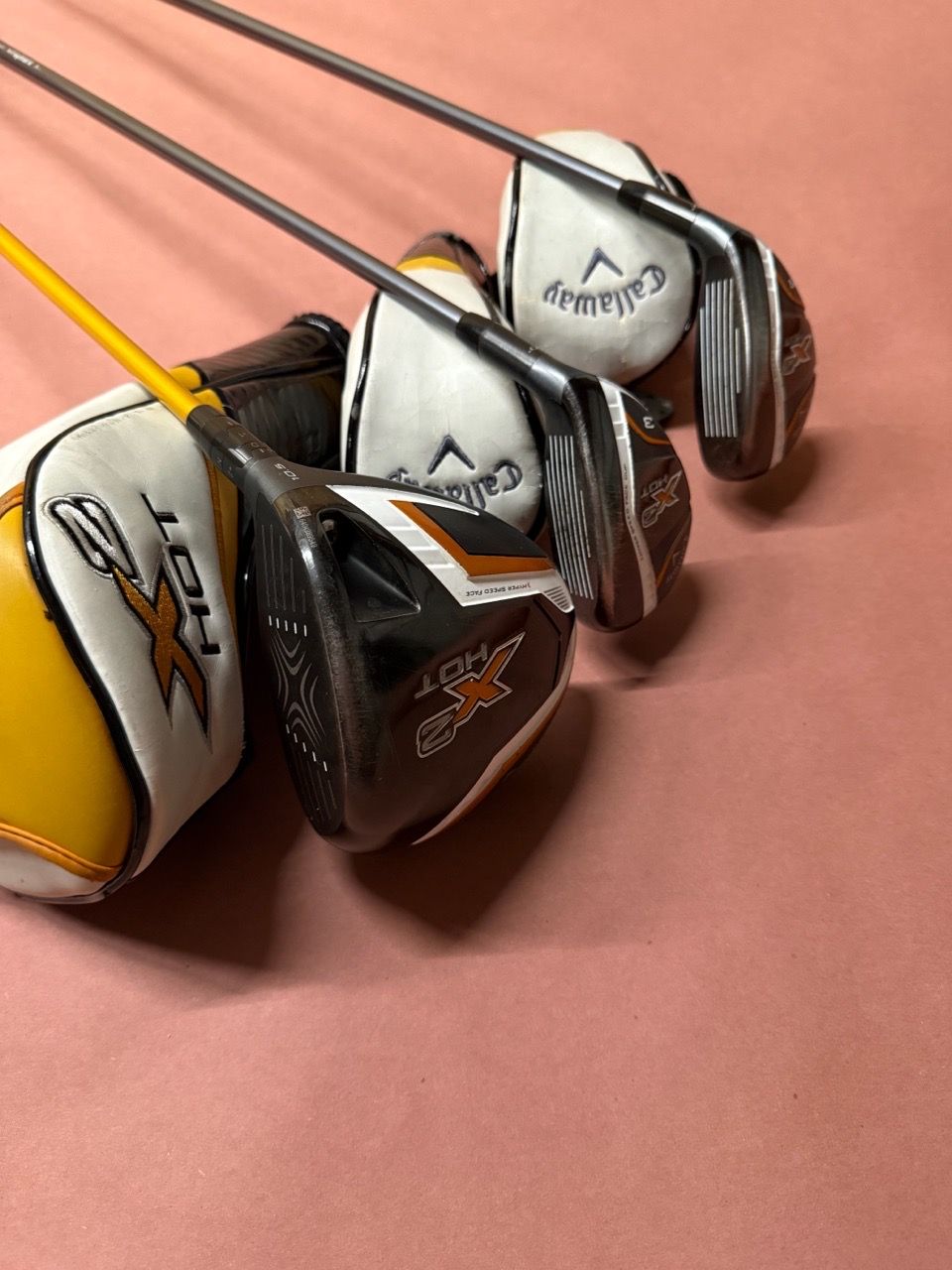 Callaway X2 Hot Driver + 3 Hybrid + 4 Hybrid - Headcovers