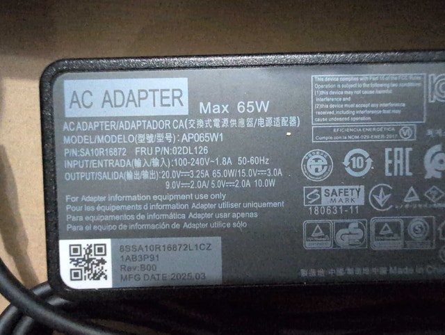 Lenovo 65W Type C , USB C charger - photo 3