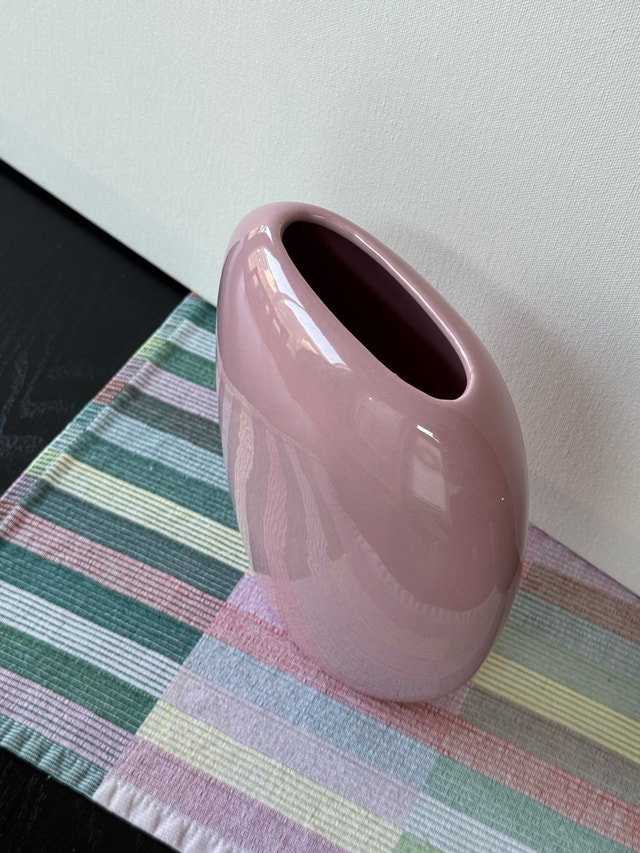 Vintage William Alexander Collection, Ceramic Pink Vase 80s - photo 2