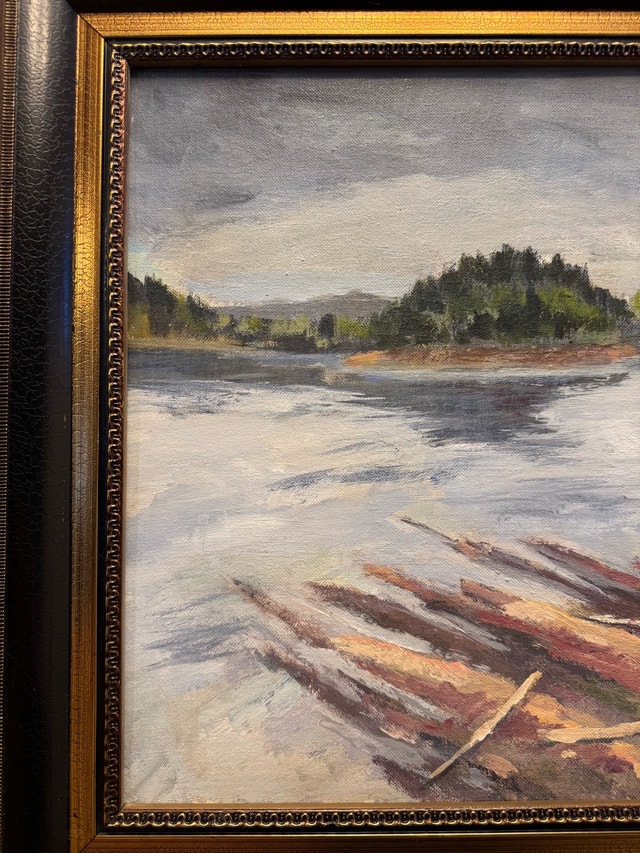 Vintage Original Painting by local artist Zaidee Finch (1980) - photo 3