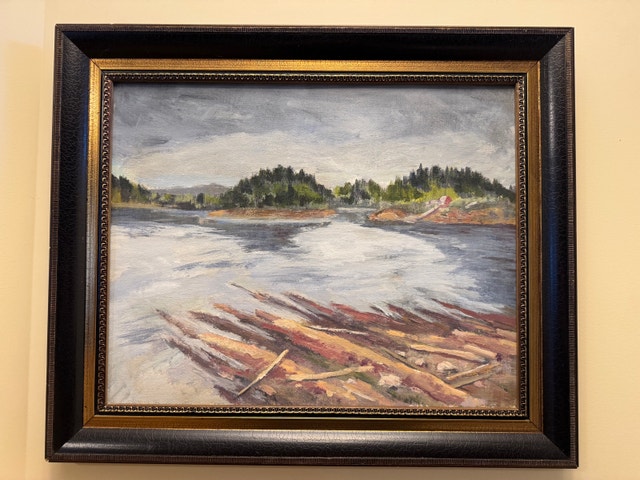 Vintage Original Painting by local artist Zaidee Finch (1980) - photo 4