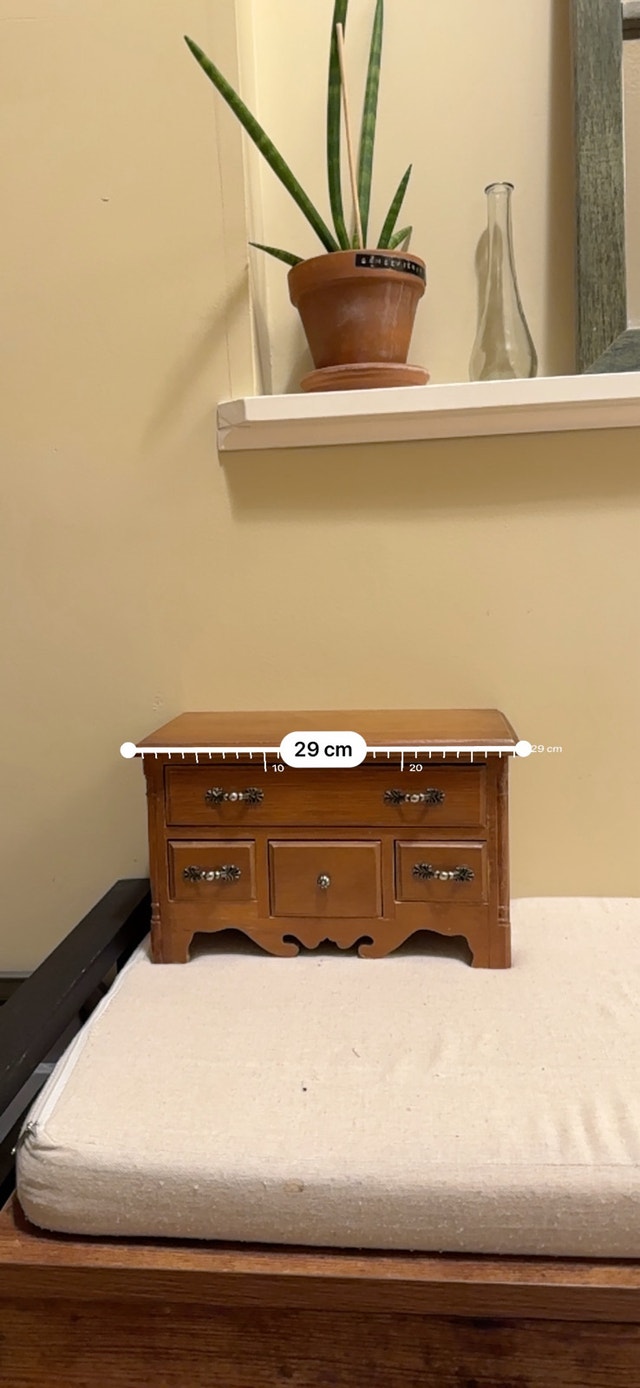 Beautiful Vintage Jewelry Box / Little Dresser with Drawers - photo 5