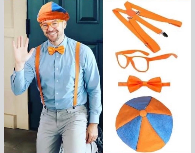 New Blippi Adult Costume Kit adults/kids one size - photo 2