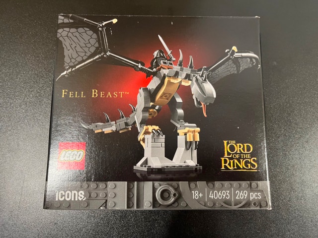 Lego Icons RARE Fell Beast 40693 The Lord of the Rings