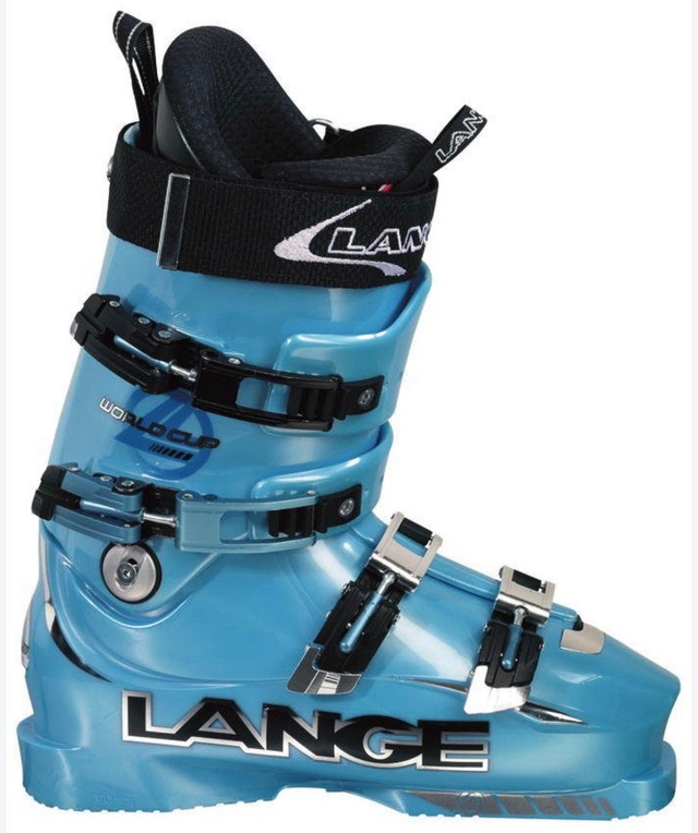 Brand New Lange World Cup 150 Crazy Blue Ski Boots