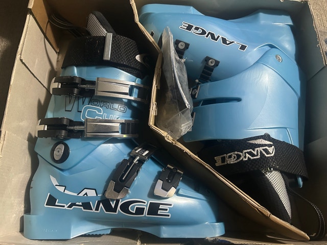 Brand New Lange World Cup 150 Crazy Blue Ski Boots - photo 2