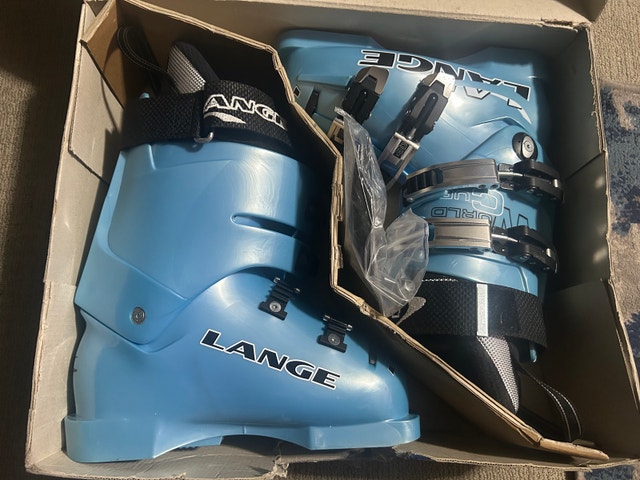 Brand New Lange World Cup 150 Crazy Blue Ski Boots - photo 3