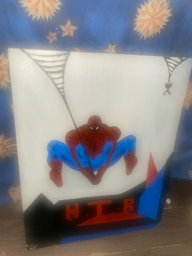Grumbacher Spiderman Art Canvas Board
