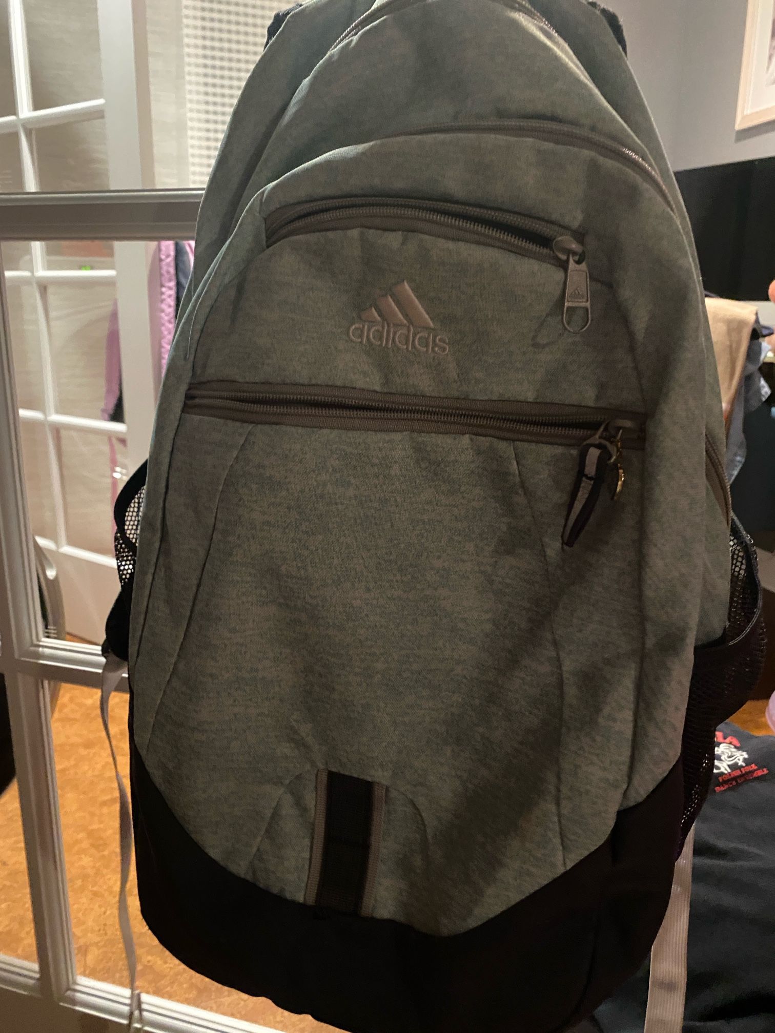 Teal And Grey Adidas Backpack - photo 2