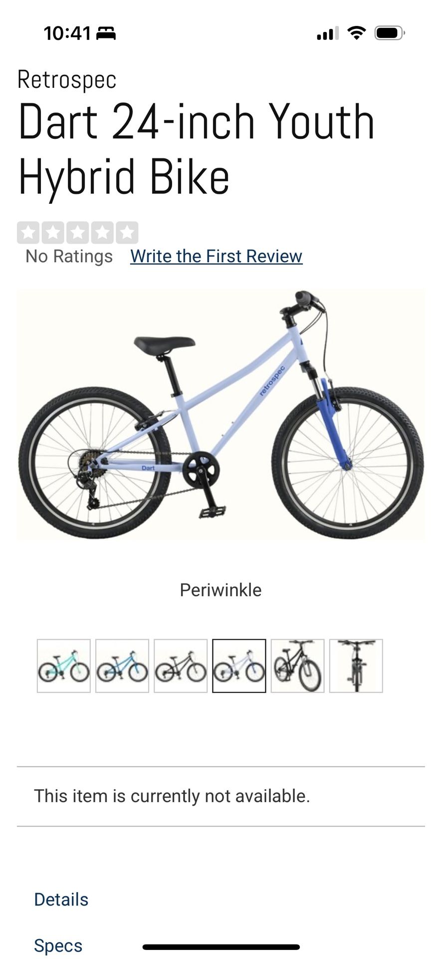 Kids Retrospec Bike - Periwinkle Color - photo 3