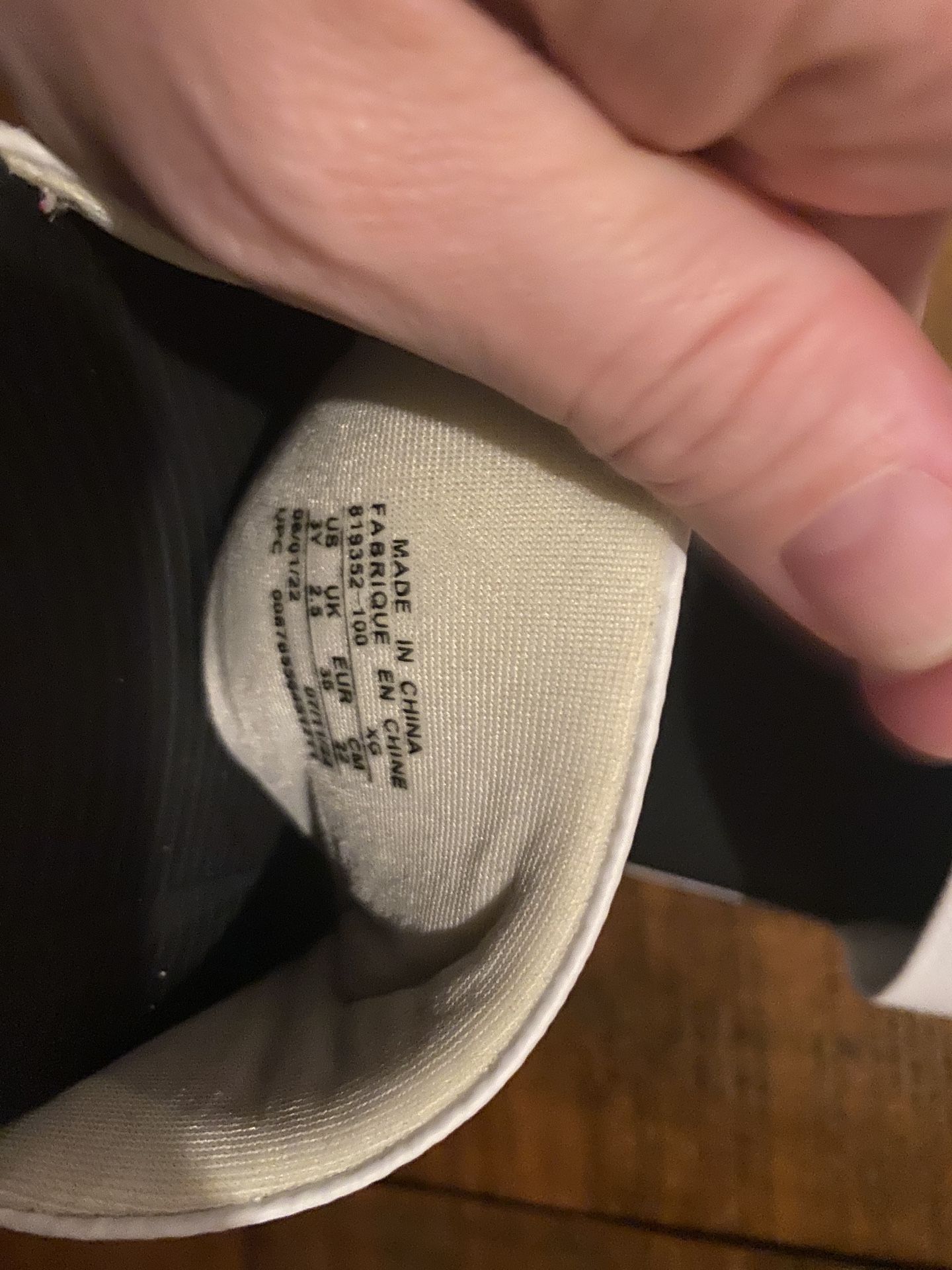 Kids Nike Slides - Size 3 - photo 2