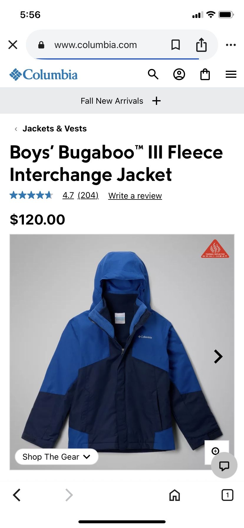 Kids Columbia 3-in-1 Jacket