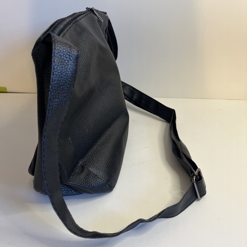 Women Crossbody Fashion PU Leather Multi-Pocket Bag Black - photo 3