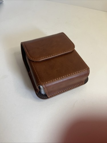 Leather Cell Phone Belt Clip for Samsung Z Flip or Motorola Razr